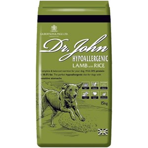 Dr Johns Hypoallergenic Lamb with Rice 15kg