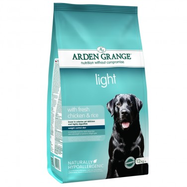 Arden Grange Chicken & Rice Light Dog Food 12kg