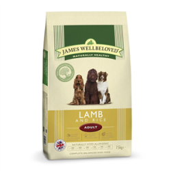 James Wellbeloved Lamb & Rice Adult Dog Food 7.5kg