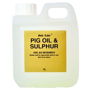 Gold Label Pig Oil & Sulphur 1L Gold Label Pig Oil & Sulphur 1L