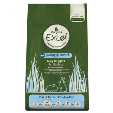 Burgess excel rabbit junior and dwarf 2kg