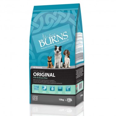 Burns Original with Fish & Brown Rice Dog Food 6kg