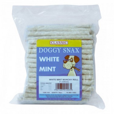 Classic Munchy Roll White Mint 100x5"