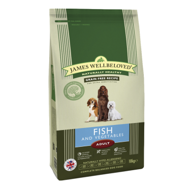 James Wellbeloved Grain Free Fish & Vegetable Dog Food 1.5 kg