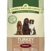 James Wellbeloved Turkey & Rice Adult Dog Food 15kg