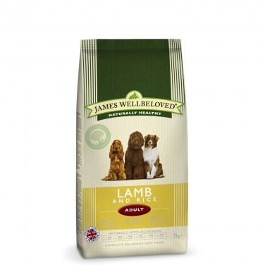 James Wellbeloved Lamb & Rice Adult Dog Food 2kg