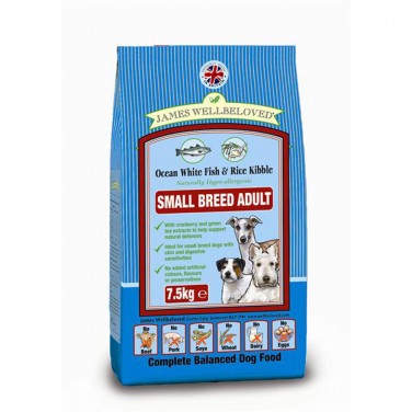 James Wellbeloved Small Breed Fish & Rice Dog Food 7.5kg