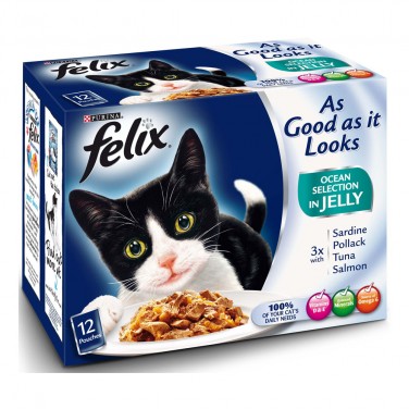 Felix Pouch AGAIL Ocean Feast 4x12x100g
