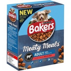 Bakers Complete Meaty Meals Adult with Beef 5x1kg