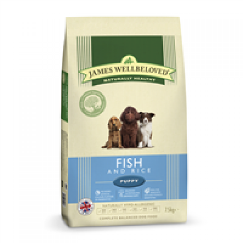 James Wellbeloved Fish Rice Puppy Food 7.5kg