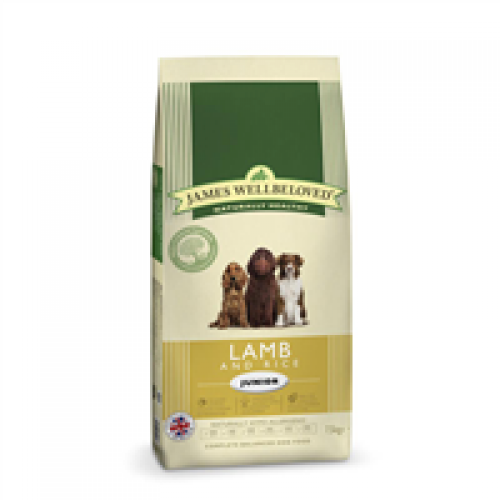 james wellbeloved junior lamb and rice 15kg