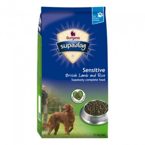 Burgess sensitive lamb outlet and rice 12.5 kg